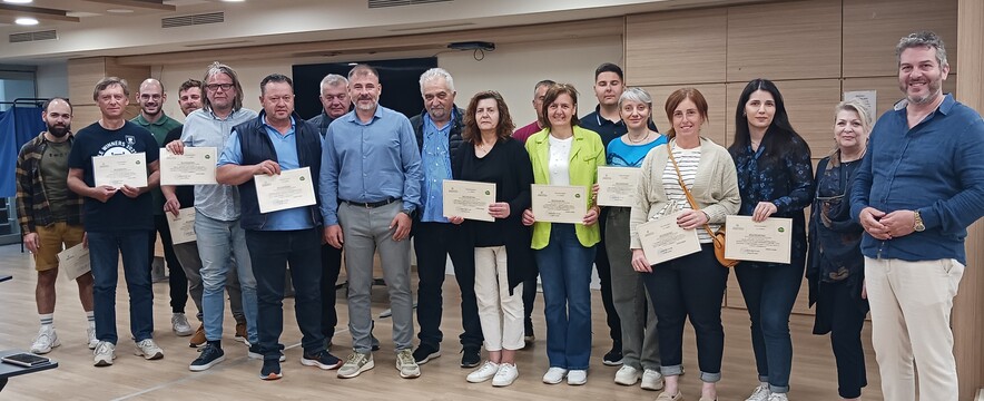 Ολοκληρώθηκε η υλοποίηση του επιδοτούμενου προγράμματος κατάρτισης της ΔΥΠΑ στο κλάδεμα δενδρωδών καλλιεργειών στο Ν. Άρτας
